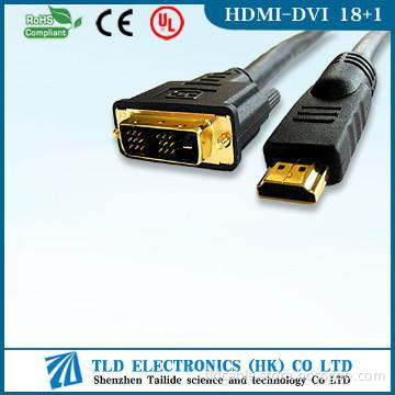Gold Plated HDMI to DVI 18+1 Cable